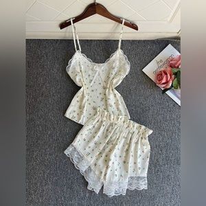 Sleepwear Set: Top + Short, Size S